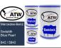 Preview: Mercedes-Benz, Sodalith Blue Pearl, 842 / 5842: 500ml Lackdose + 500ml Klarlack + 250ml Härter - Set, von ATW Autoteile West.